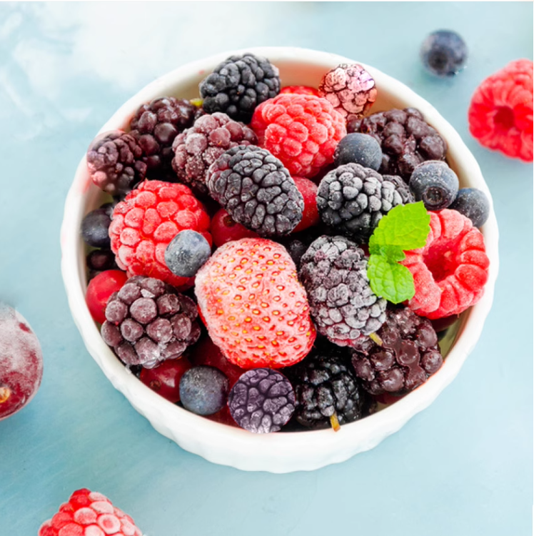 Quick-frozen fruit